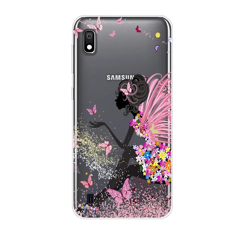 Мультяшный чехол для Samsung A10 Мягкая силиконовая задняя крышка телефона Galaxy GalaxyA10 A