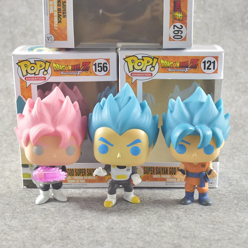 3 новых Стиль Dragon ball Z рисунок Super Saiyan Trunks Гоку черный супер Vol. 2 Пластиковая Фигурка героя модель игрушки