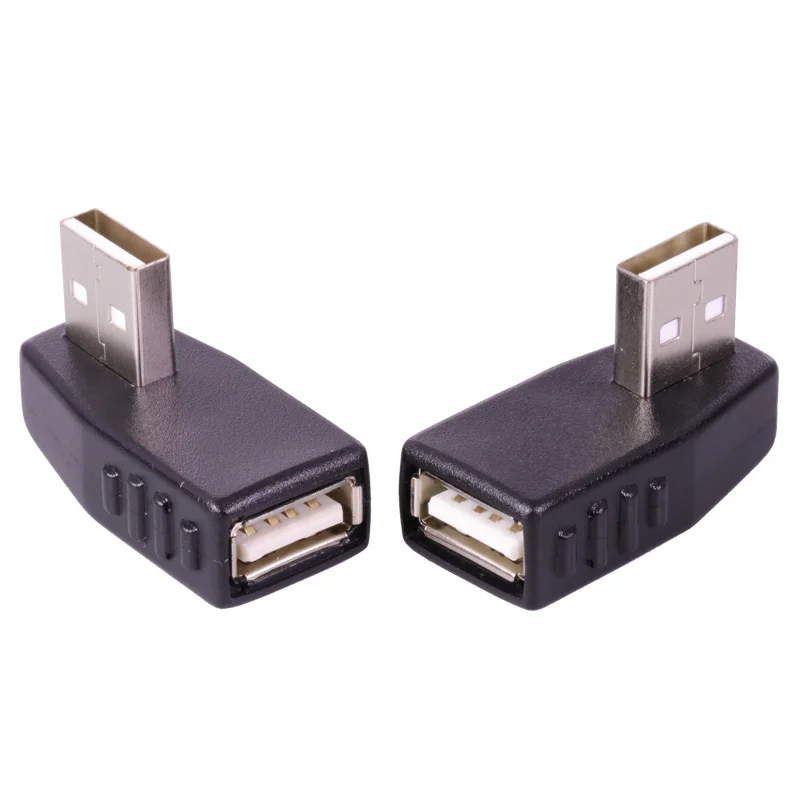 USB Коннектор с углом 90 градусов адаптер переходником AM на AF для ноутбука планшета