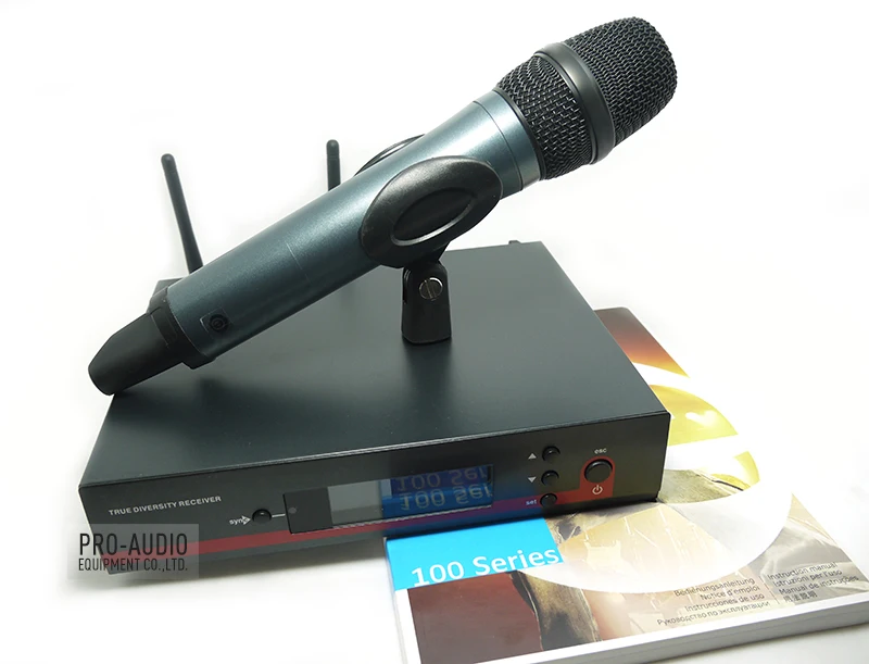 Профессиональная EW135G3 UHF Беспроводная караоке система с EW100G3 Handhold беспроводной передатчик микрофон для живого вокала речи