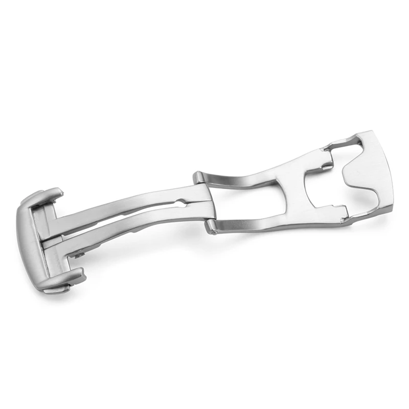 Чимера 18 мм 20 мм Щетинистое серебро Развёртывающаяся браслетная лента из нержавеющей стали 316L с застежкой для OMEGA Buckle.