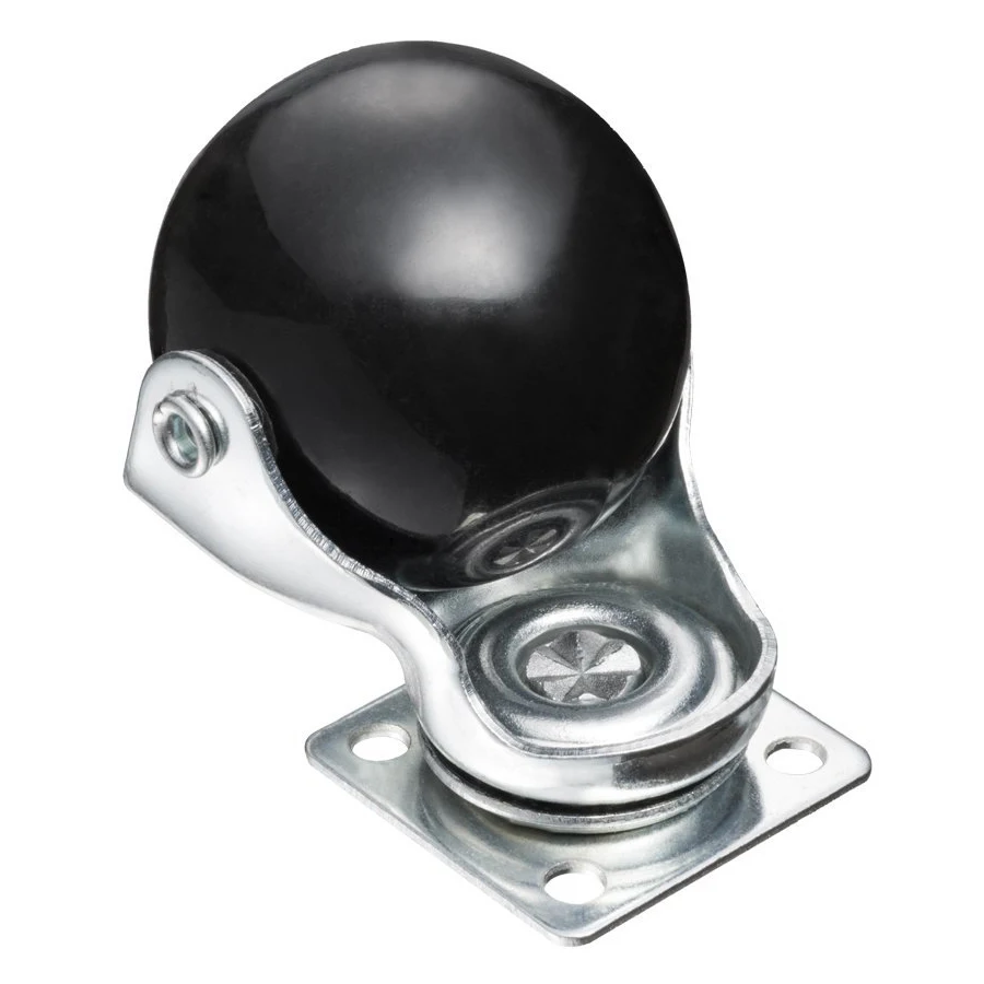 2-дюймовые поворотные шариковые ролики с капюшоном для офисных стульев 66 фунтов.