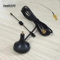 2 4ghz 3dbi sucker antenna with magnetic base extension cable 1 5m sma male connectoripxu fl to sma female pigtail