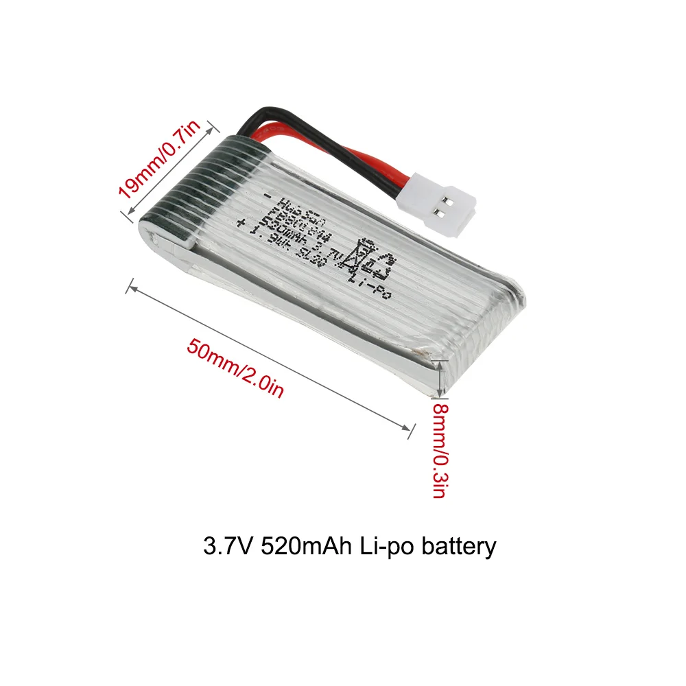 Super Fly 4 шт 3 7 V 520mAh Lipo батарея с в 1 зарядное устройство набор для Hubsan H107P RC Quadcopter Drone |