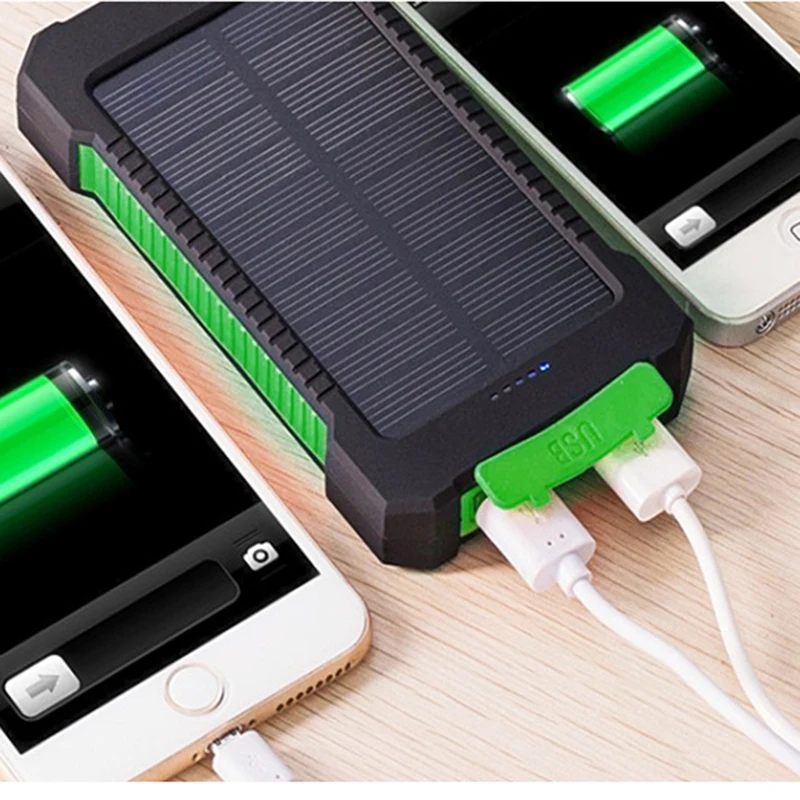 Водонепроницаемый 50000 мАч Внешний Аккумулятор Чехол 5 в двойной USB DIY внешний аккумулятор зарядное устройство чехол Коробка для зарядки мобильного телефона