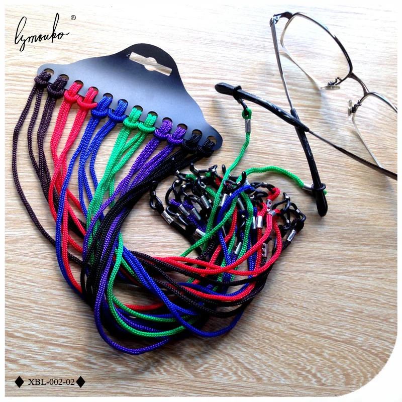 Lymouko 12pcs/Lot Multicolor Nylon Glasses String Cord Holder Sunglasses for Tavel Eyeglasses Lanyard Neck Rope Strap images - 6