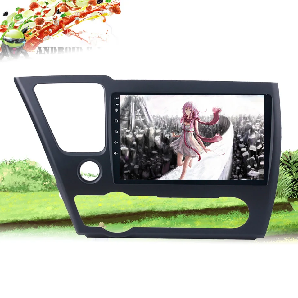32G ROM Android 9 0 автомобильный Радио DVD GPS Мультимедиа Стерео для Civic салон 2013-2016 dvd EX LX DX
