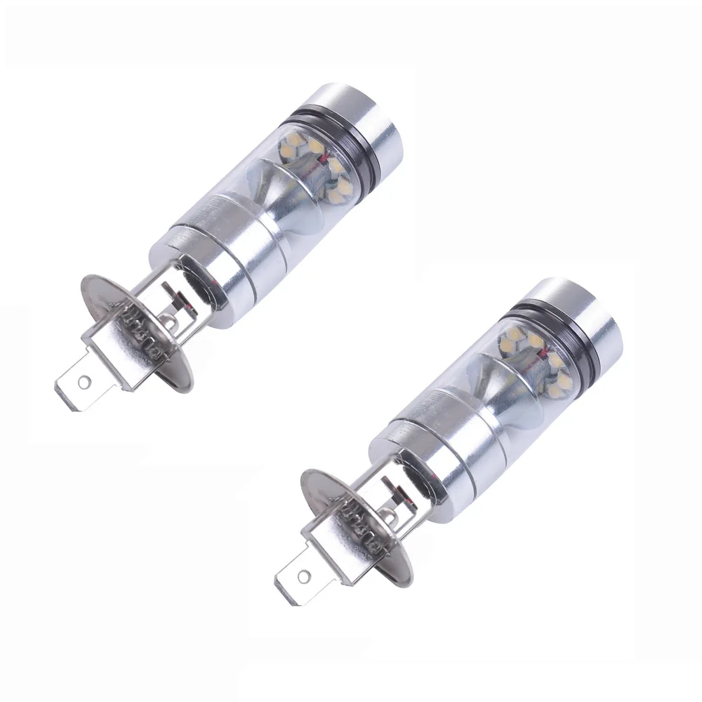 H1 100 LED противотуманные лампы Белый 6500 к Автомобильный светодиодный светильник 12V