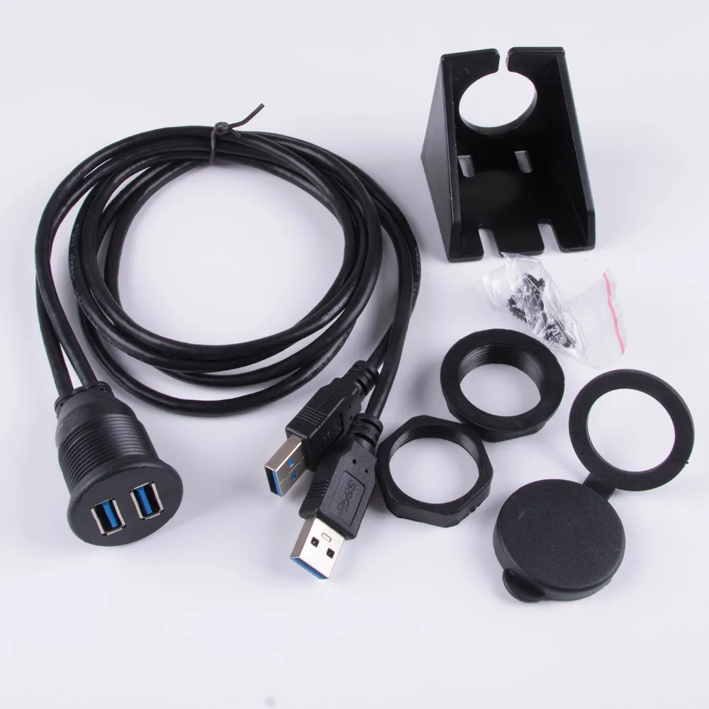 Водонепроницаемый Удлинительный Кабель USB 3 0 для крепления на приборную панель с
