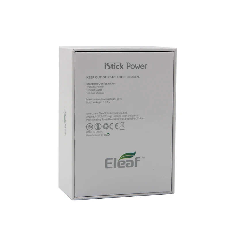 Оригинальный Eleaf iPower TC 80 Вт мод 5000 мА/ч Батарея электронная сигарета испаритель