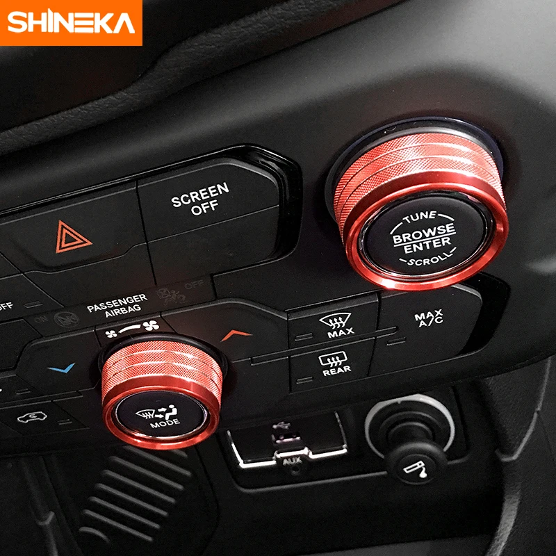 SHINEKA Автомобильный интерьер Кондиционер переменного тока Голосовое управление