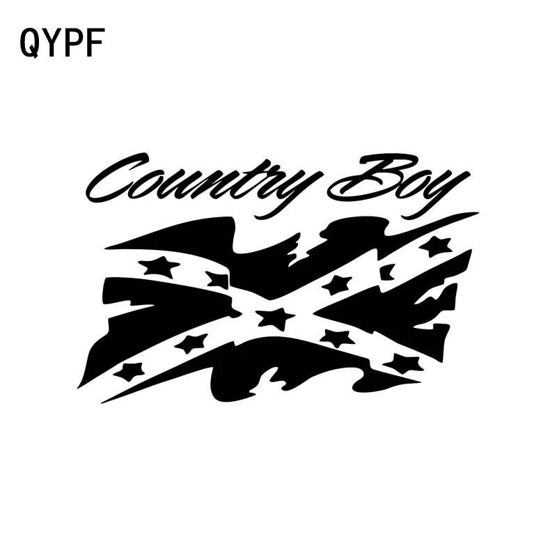 QYPF 16 см * 10 флаг страны мальчика интересная виниловая наклейка на окно автомобиля