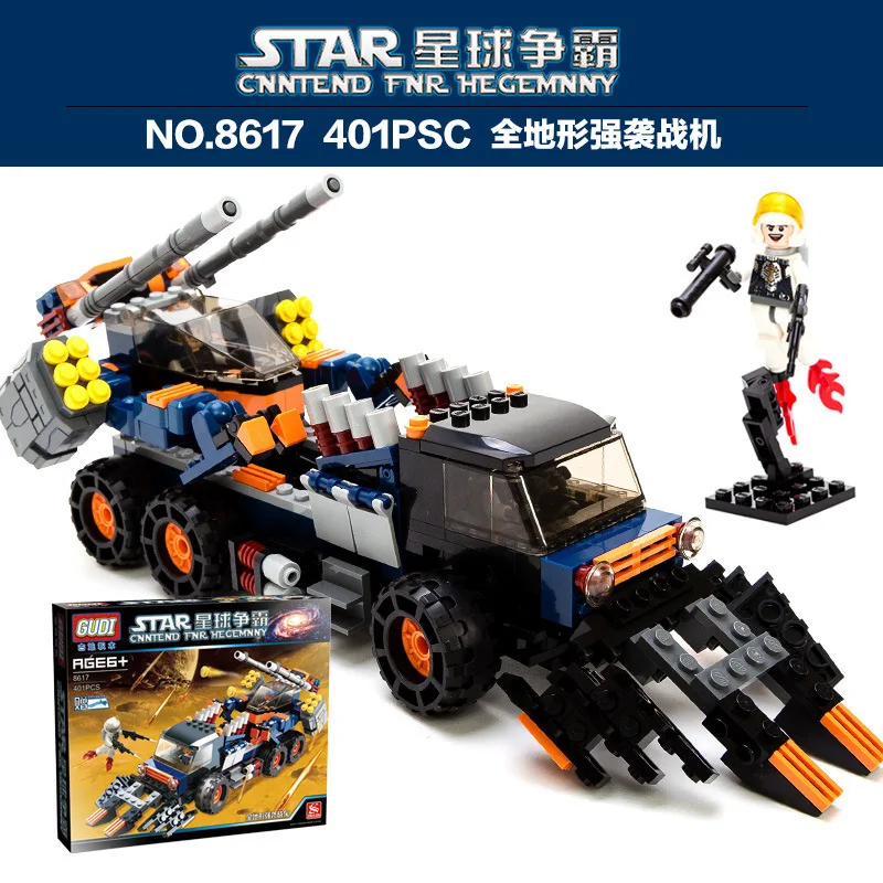 GUDI модели Здание игрушка Совместимость с LEGO Лего Legos Конструктор G8617 401 блок Блоки