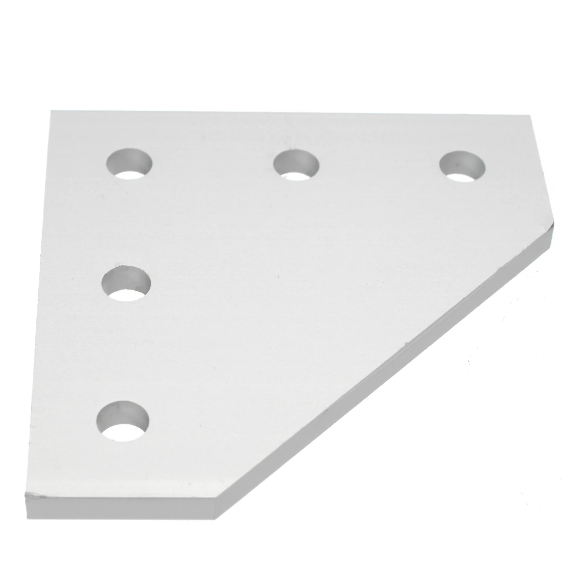 1 шт. 5 отверстий 90 градусов Серебряная Соединительная плата угловой кронштейн