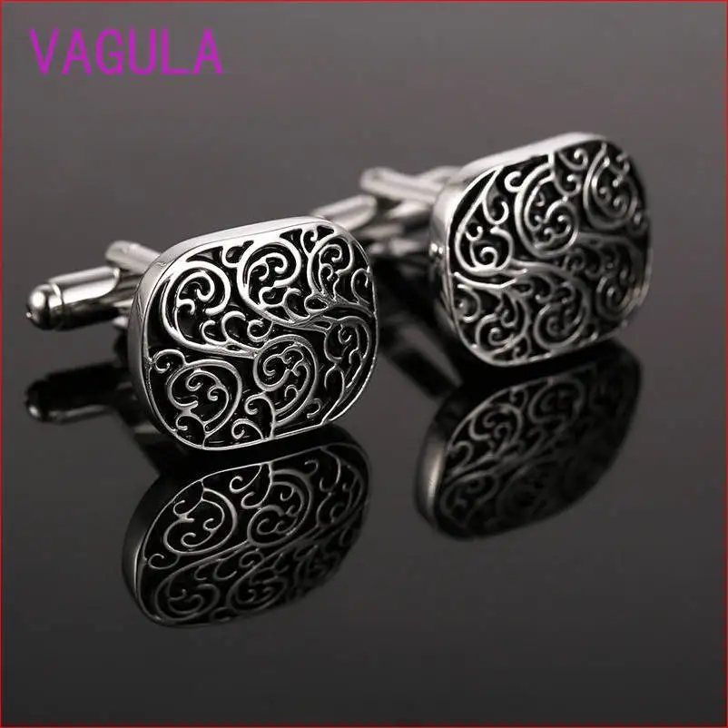 cufflinks 10146 Лидер продаж, запонки VAGULA, французская рубашка, 18 моделей, опт, Gemelos, эмаль, роскошные запонки, мужские ювелирные изделия - Окраска металла: cufflinks 10146