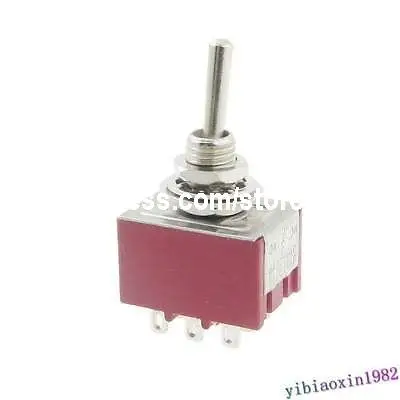 

AC 250V 2A 125V 6A вкл/выкл/вкл 3 положения 3PDT тумблер