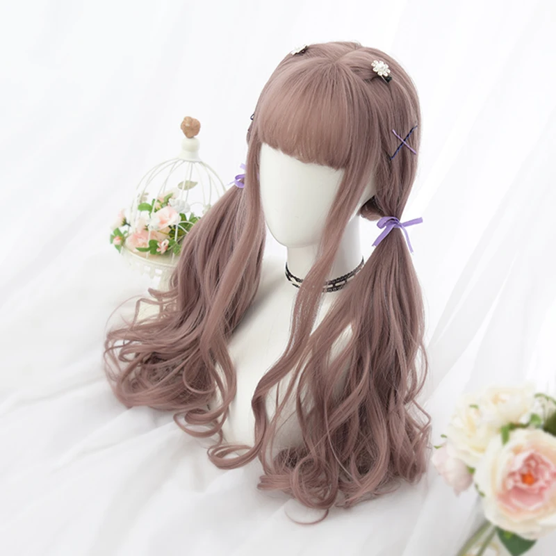 Женский Длинный вьющийся парик из синтетических волос для косплея|Реквизит
