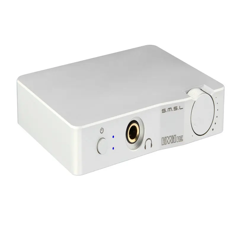 SMSL V2 мини-усилитель для наушников 32Bit/384 кГц HiFi усилитель USB DAC декодер CM6631A ES9023 Вход