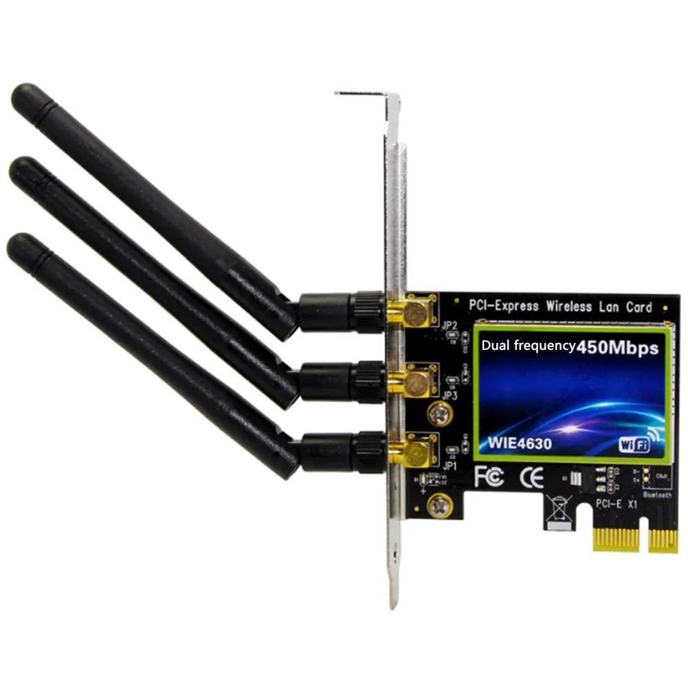 Wifi адаптер офисные аксессуары PCI Express Интернет беспроводной 450 Мбит/с Настольный