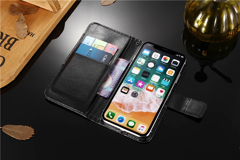 Кожаный чехол бумажник для ZTE Nubia X/Z18 mini/ V18 /N3/Nubia Red Magic Mars Защитные чехлы A6 Max A4 L7A A530