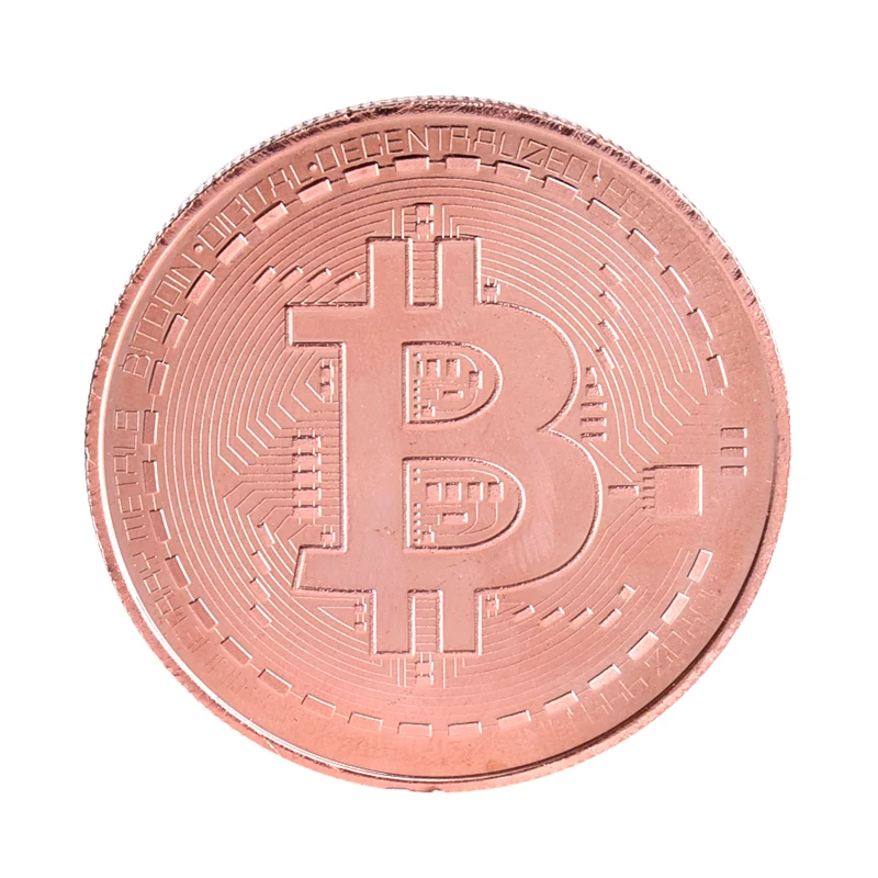 Домашнее украшение ремесла не валютные Позолоченные Монеты монета BTC Биткоин