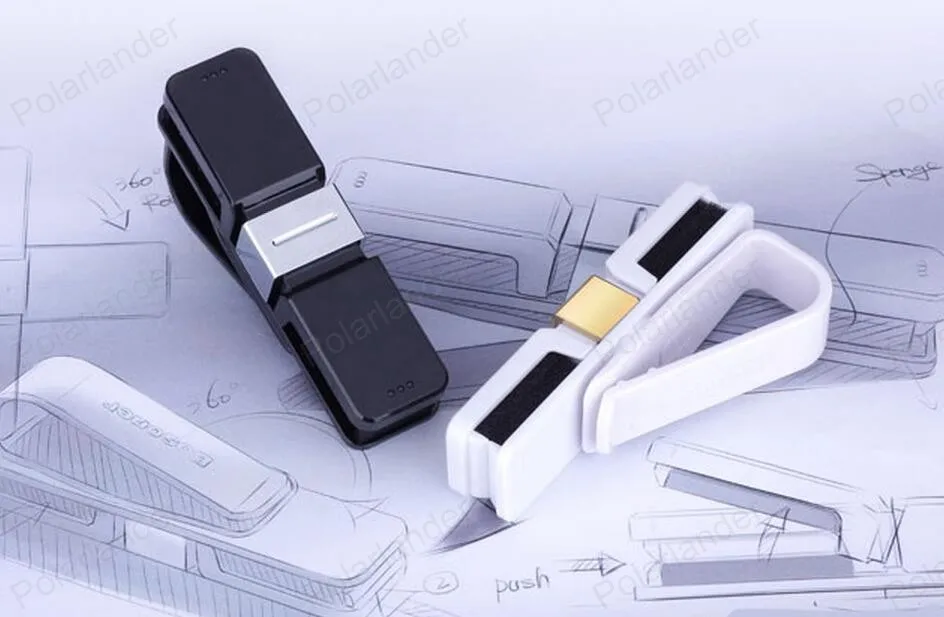 Очки для глаз держатель карточек черный белый автомобильный солнцезащитный