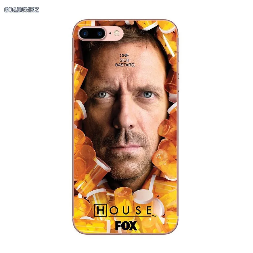 Dr House TV мягкие прозрачные чехлы для iPhone 6 6S 7 8 Plus X XS MAX XR 4 4S 5 5S SE 5C|Чехлы-накладки| |