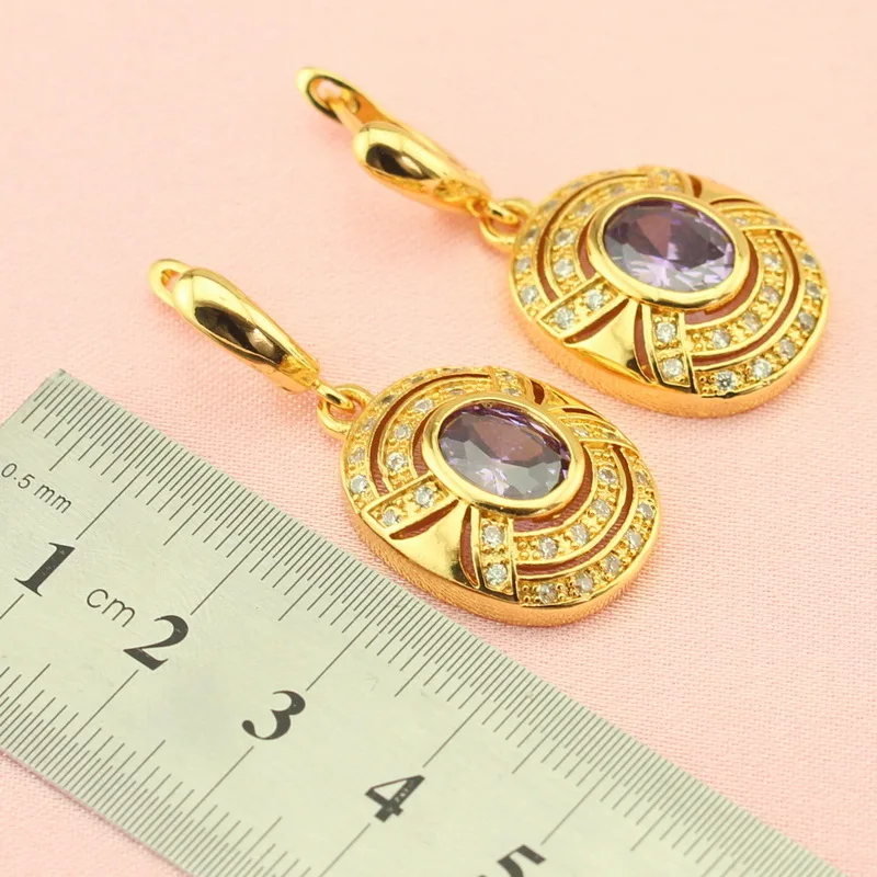 Женский комплект украшений WPAITKYS Модный Ювелирный Комплект золотого цвета с