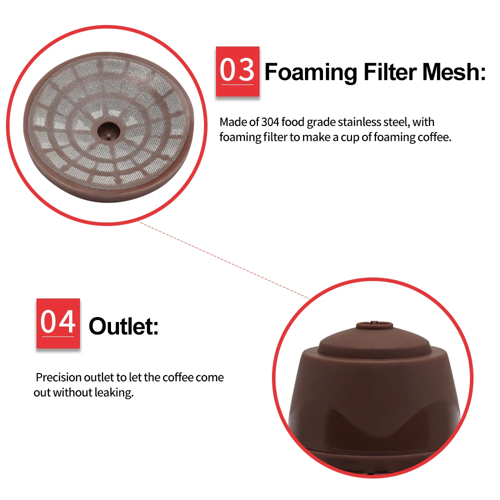 Многоразовая перезаправляемая кофейная капсула подстаканный фильтр для