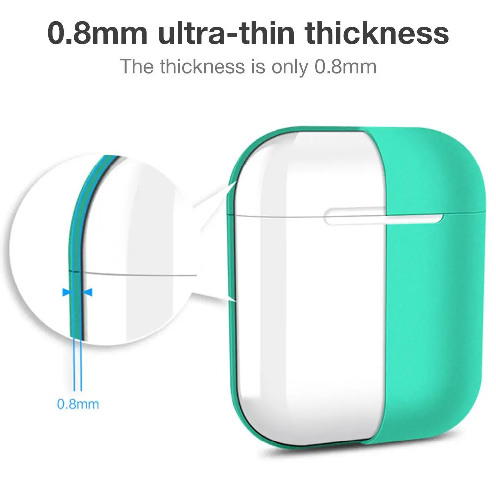 Новый Силиконовый Футляр для наушников Bluetooth чехол хранения AirPods сменный