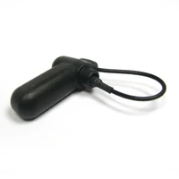 free shipping eas rf 8 2mhz small pencil tag with lanyard for leather bag security tag