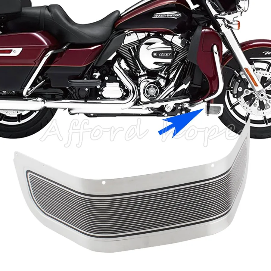Алюминиевые Аксессуары для мотоцикла переднее крыло обшивка юбки Harley Touring Electra Road