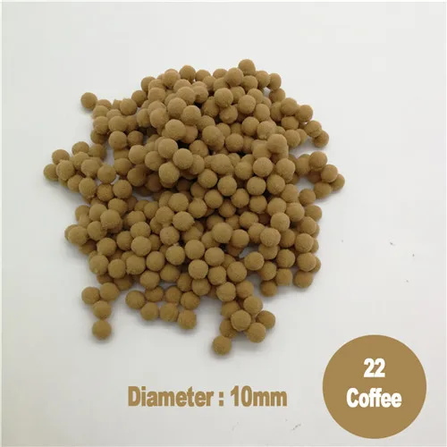 22 Coffee 350 шт 10 мм множество вариантов помпоны мягкие шарики-Помпоны для Домашнего Цветоводства свадебные декоративные цветы аксессуары венки одежды - Цвет: 22 Coffee