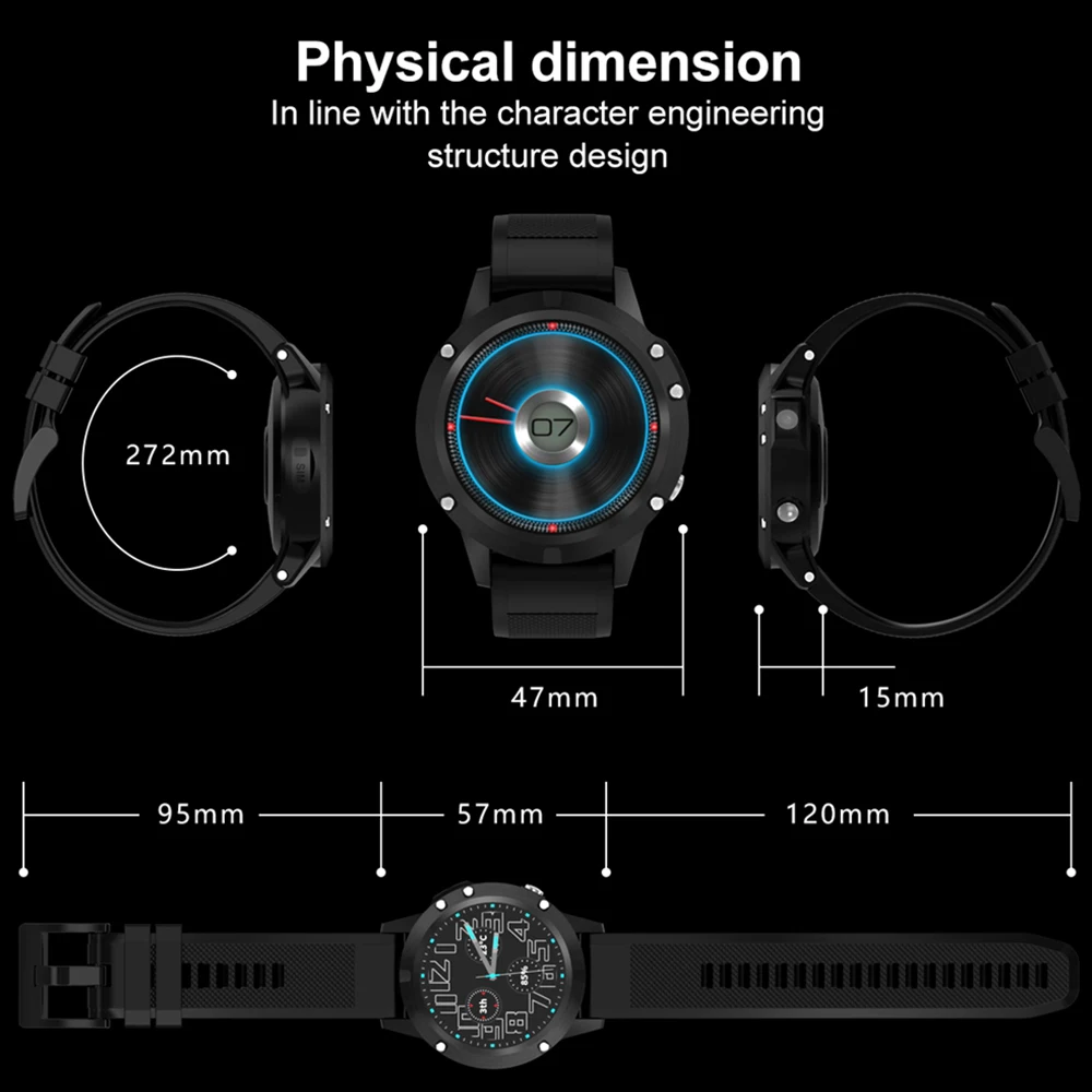 ZUCOOR Smart Watch With Camera GPS WiFi Mp3 Player ZW37 Smartwatch Clock Touch Clocks Fitness Tracker Waterproof For Women Men |