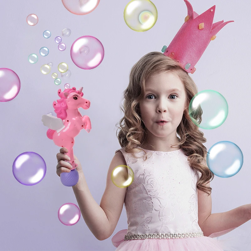 Корабль от USAWonderplay Out дверь Единорог пистолет для мыльных пузырей игрушек