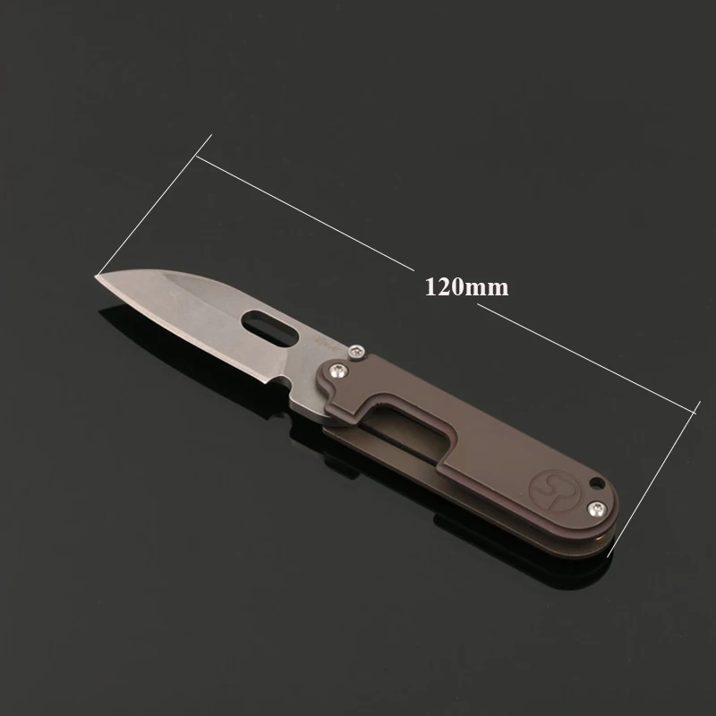 S35VN порошок стальной нож лезвие EDC Фруктовый нож Мини быстро открывающийся складной нож 2 вида цветов