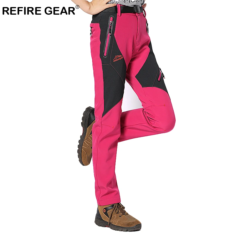ReFire Gear флисовые походные брюки с мягкой оболочкой женские легкие толстые