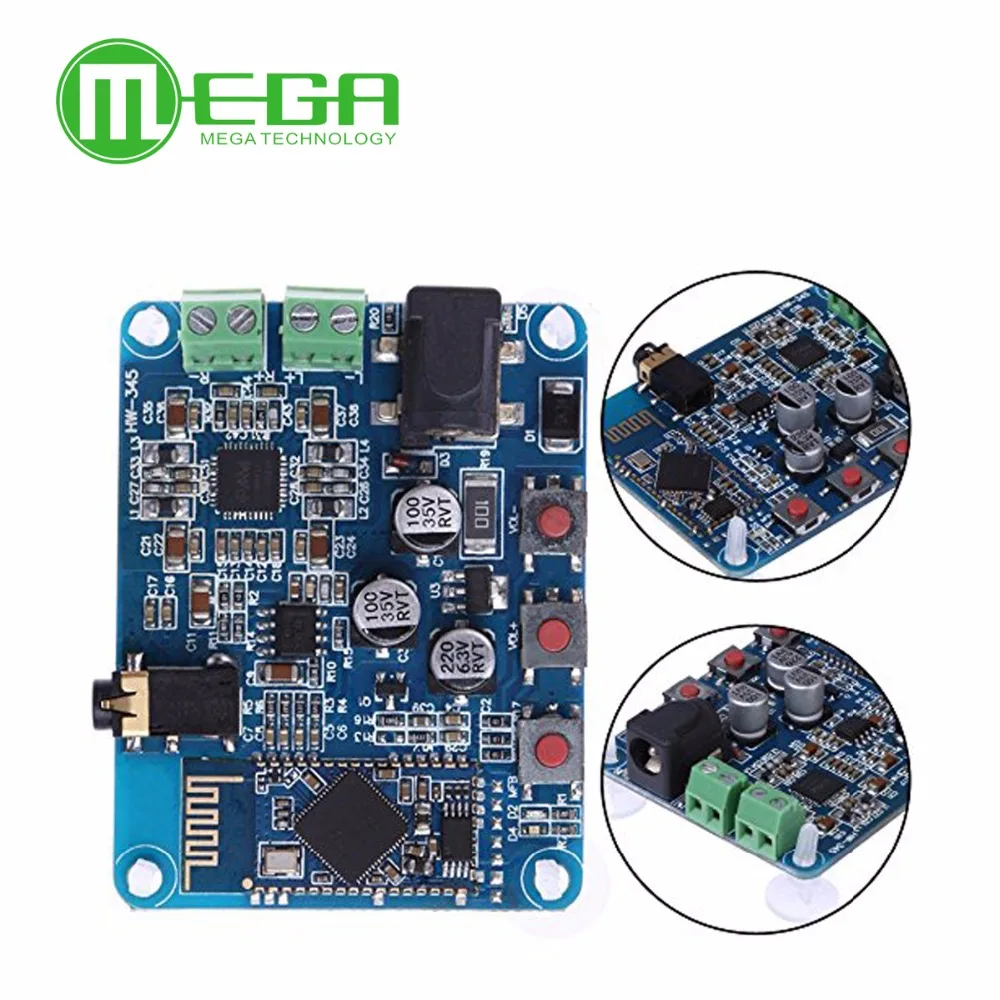 DC 12 В Bluetooth 4 0 PAM8610 приемник аудио стерео усилитель Совет 10 Вт + 2X10 Вт|audio amplifier