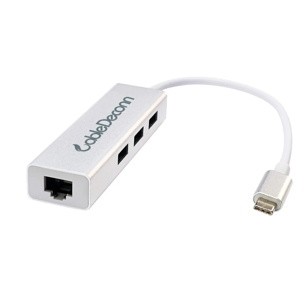 Thunderbolt 3 Ethernet RJ45 USB 0 концентратор usb3.1 Type-c USBc на порта Usb Gigabit LAN адаптер для Apple