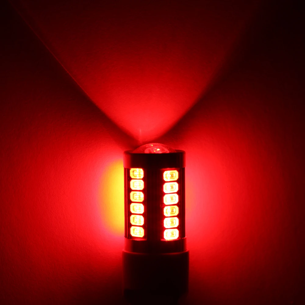 1 шт. 1157 bay15d 1156 BAU15S 33 SMD 33smd 5630 Светодиодный белый красный цвет: желтый, 12V автомобильный P21W PY21W PR21W стоп-сигнал поворота задние фонари сигнальная лампа