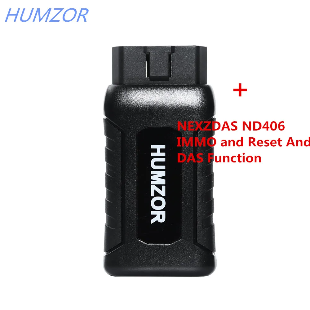 Белый HUMZOR NEXZDAS ND406 автоматический диагностический и ключевой инструмент программирования - Цвет: Белый