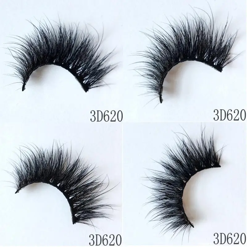 IN USA 50pair Mink Lashes Natural False Eyelashes 10mm-25mm Real Mink Thick Fluffy Wispy Fake Lashes Make Up 3D Mink Eyelashes