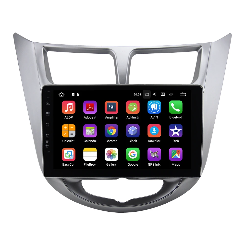 Автомобильный мультимедийный плеер 2 + 16 ГБ Android dvd gps для Hyundai Accent Verna Solaris с Wi-Fi bt usb 3g