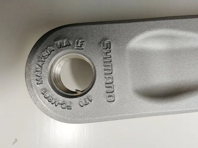 Shimano FC-M361 Трехместный 28-38-48T 170 мм велосипед Кривошип цепь серебро квадрат конические