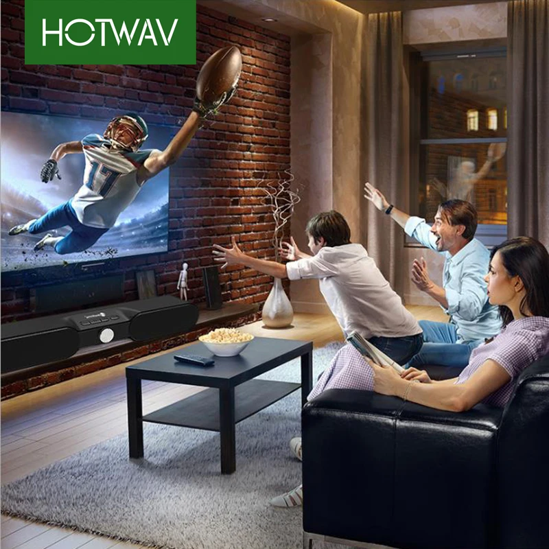Колонка HOTWAV Bluetooth музыкальный центр с сабвуфером автомобильное радио