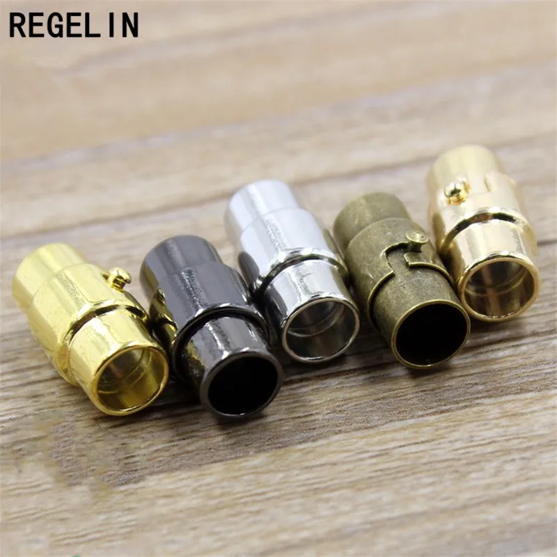 Regelin сильные магнитные замочки для Redmi 3/4/5/6/8 мм круглый кожаный шнур DIY Браслеты соединитель для производства ювелирных изделий Выводы