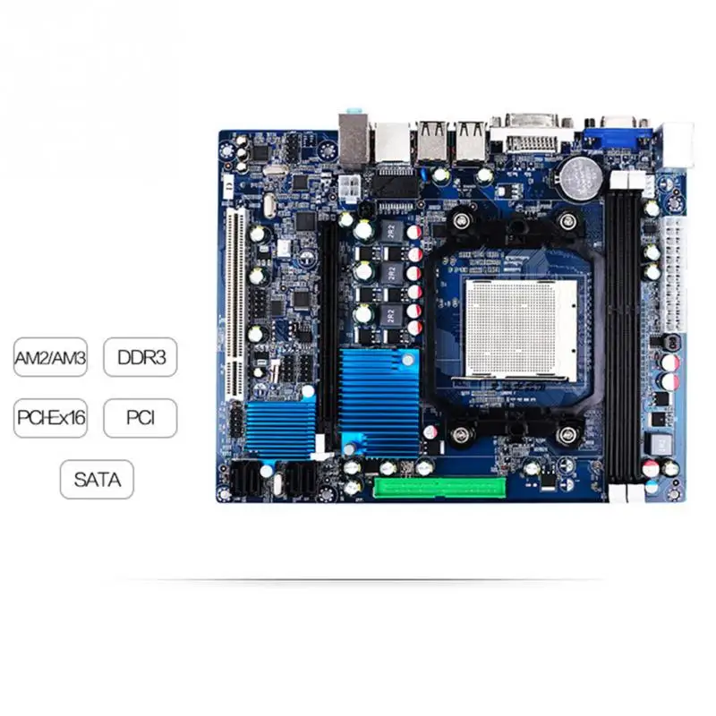 AMD A78 материнская плата AM2 DDR3 ПАМЯТЬ двухканальный поддерживает AM3 938 двухъядерный