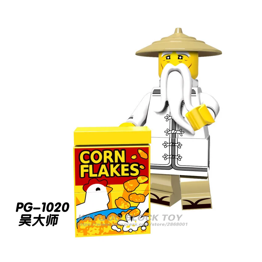 PG8074 Super Heroes ниндзя фильм враг джунгли Garmadon Вэй змея 70612 best образования