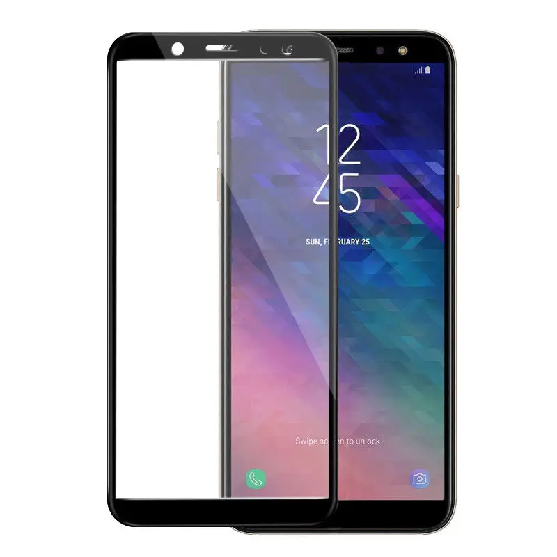 Закаленное стекло для Samsung A5 A6 A6S Plus A7 A8 A9 2018 Защитная пленка экрана A3 2017 2016|Защитные стёкла и плёнки телефонов|