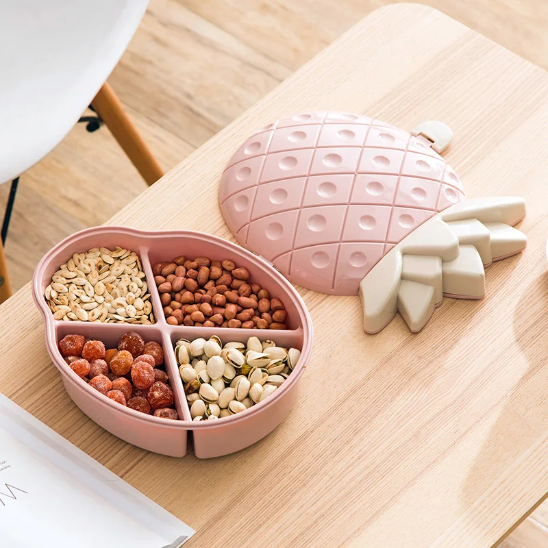 

Creative Snacks Storage Box Fruits Shape Candy Dish Bowl Home Decoration Serving Tray Melon Seeds Dried Fruit Plate Dish Tray